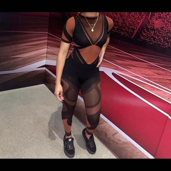 Wolford x Adidas sheer motion set 🧡 - Picture 2 of 3